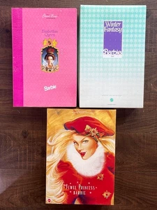 Lote (3) Winter Fantasy 1990, Isabelan Queen 1994, Jewel Princess 1996 Barbies - Imagen 1 de 11