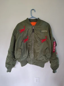 Griselda Records GXFR Olive Green Scorpion Jacket Coat XL - Picture 1 of 20