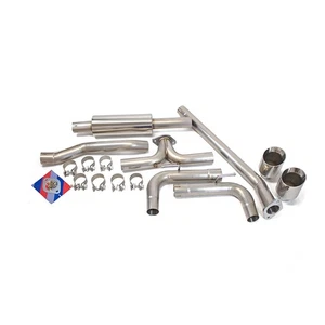 Rev9 2.5" Cat-Back FlowMaxx Stainless Sports Exhaust For Mazda 3 Hatchback 14-18 - Picture 1 of 4