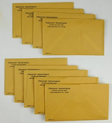 Lot of (9) 1964 U.S. Silver Proof Sets SEALED in Manila Envelopes C2940 - Image 1 of 2
