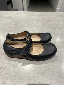 clarks womens active air navy leather UK5D - Picture 1 of 9