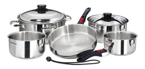 Magma 10 Piece Induction Cookware Nestable, A10-360L-IND Camping Cookware - Bild 1 von 2