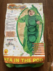 *Baby Pea in the Pod Dressing Up Costume Age: 0-6 Months 1 Suit & Hat Halloween* - Picture 1 of 4