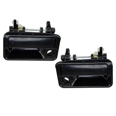 Manija de puerta exterior delantera de 2 piezas apta para Geo Metro Suzuki Swift 1989-1994 Foto 1 de 4