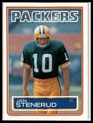 1983 Topps #85 Jan Stenerud - Image 1 of 2