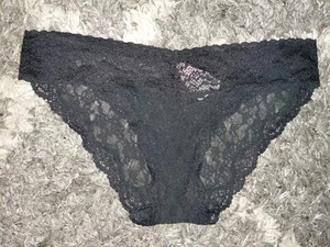 VS Vintage All Over Floral Lace Cheekini Panty NEU Medium Black - Bild 1 von 2