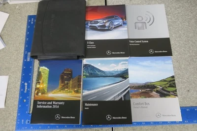 Mercedes Benz E350 E550 E63 Manual del propietario 2016 Set Libro 16 Envío gratuito OM903 Foto 1 de 2
