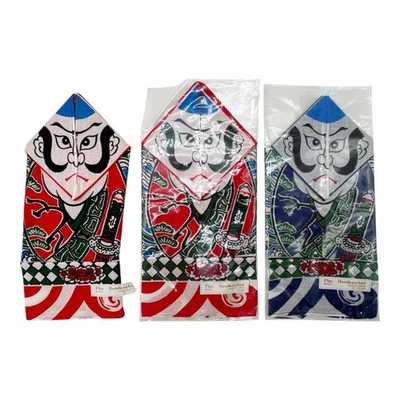 Lote De Colección De 3 Pañuelos De Tela Samurai Origami Hechos en Japón 2 Pañuelos Nuevos Foto 1 de 4