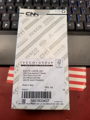 OEM NUEVO MÓDULO DE CONTROL DE PUERTA IVECO EUROCARGO STRALIS ECU GENUINO P/N 5801833437 Foto 1 de 3