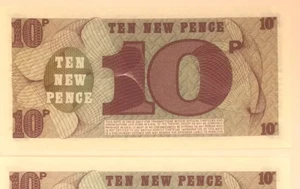 BRITISH ARMED FORCES / TEN NEW PENCE / 6TH SERIES / MINT-UNCIRCULATED / - Picture 1 of 1