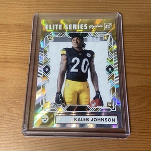 Kaleb Johnson 2025 Donruss Elite Series Rookie Pittsburgh ESR-KJN - Foto 1 di 2