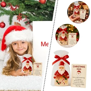 Kleine Taschen-Weihnachtsumarmung mit Ermutigungskarte zur emotionalen Unterstützung / - Bild 1 von 12
