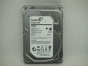 SEAGATE 4TB 3.5" SATA Desktop HDD Hard Drive ST4000DM000 Tested, Wiped - Afbeelding 1 van 4