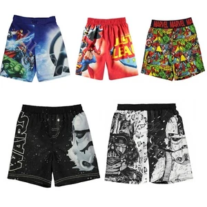 BOARDSHORTS JUNGEN KINDER MARVEL DC BADEHOSE DISNEY BADEMODE HOSE - Bild 1 von 7