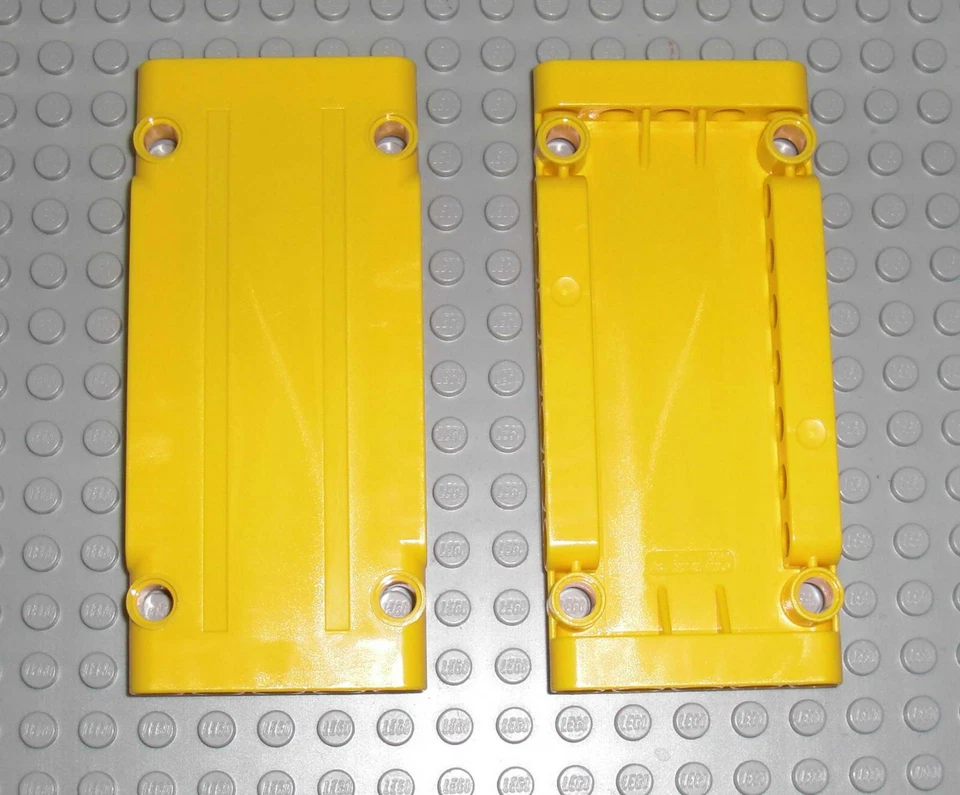 LEGO Technic - 2x Paneel Verkleidung 1 x 5 x 11 gelb yellow Panel 64782 42009 - Photo 1/1
