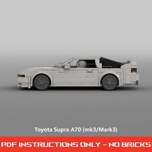 Toyota Supra A70 - Detailed Lego Speed Champions Style MOC INSTRUCTIONS ONLY PDF - Picture 1 of 13