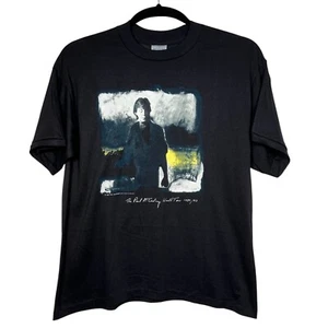 Vintage Brockum Unisex Black The Paul McCartney World Tour 1989/90 T-Shirt Sz XL - Picture 1 of 12