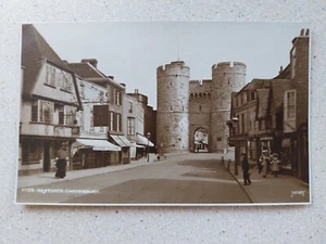 West Gate Canterbury. Shops. Edwardian Fashion. Matt Real Photo. Judges No. 2756 - Picture 1 of 6
