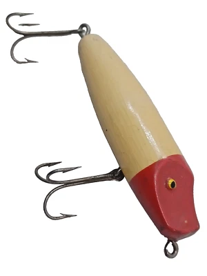 Vintage Shurkatch HICO Fishing Lures Wood Topwater Plug River Runt Vamp 3.5" - Image 1 of 4