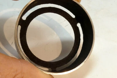 VENTED Tiffen 44.5mm  Lens Hood / Shade Metal threaded  telephoto 6-B VI series - Image 1 of 4