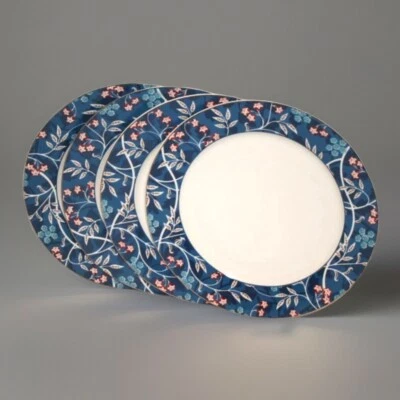 Juego de 4 - Grace’s Teaware verde azulado y rosa floral 10,5 pulgadas Platos de cena ¡NUEVOS! Foto 1 de 4