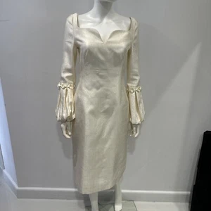 Alexander Mc Queen Ivory Dress 6 - Picture 1 of 9