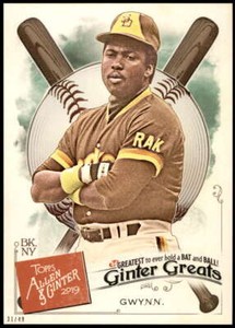 Tony Gwynn 2019 Allen and Ginter Ginter Greats 5x7 #GG-13 31/49 Padres