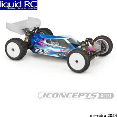 JConcepts 0284 P2 - TLR 22 5.0 Elite Clear body w/ S-Type wing - Image 1 of 2