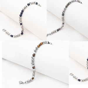 Edelstahl Armband Armschmuck Edelstahlschmuck Perlenarmband schlichtes Design - Bild 1 von 9