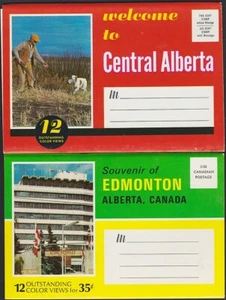Canada Edmonton AB Two souvenir folders 12 views each - Picture 1 of 1