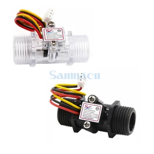 G1/2" DN15 1-30L/min Water Flow Sensor Hall Switch Flow Meter Control Counter - Picture 1 of 11
