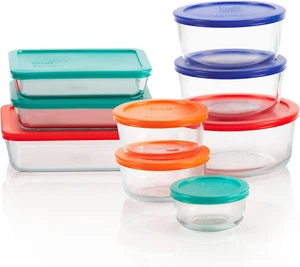 18 Piece Simply Store Food Storage Set, Clear - Picture 1 of 12