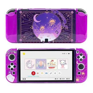 GeekShare Nintendo Switch Funda Protectora OLED Carcasa Suave Luz de Luna Medusas - Imagen 1 de 9