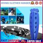 Foldable Wetsuit Hanger Stand Snorkeling Diving Drysuit Drying Rack (Blue)