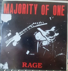 MAJORITY OF ONE 7" RAGE DOGHOUSE PUNK 1990 - Imagen 1 de 2