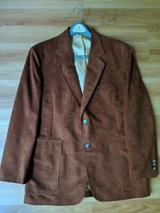 Campus Studio One Ultra Suede Herren Anzug Jacke Sport Mantel, Vintage 70er Jahre - Bild 1 von 12