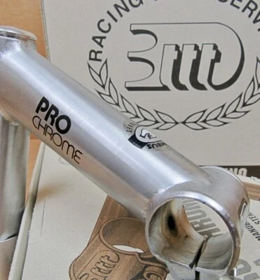NOS 3T Pro Chrome Corsa Quill Stem (25.8 / 26.0 mm clamp x 125mm Approx - Image 1 of 4