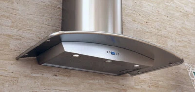 Zephyr ZMIM90BG Europa Milano 36" Wall-Mount Stainless Steel Canopy Range Hood  - Image 1 of 4