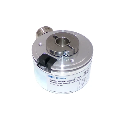 Baumer MAGRES 10-30VDC SSI Absolute Hollow Shaft Encoder BMMH 58S1G24C12/13Q2A - Image 1 of 4
