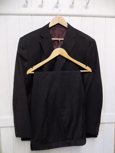mens MARKS & SPENCER CHARCOAL WOOLMARK SUIT SIZE 48"M CHEST 40" WAIST 31" LEG - Picture 1 of 12
