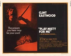 PLAY MISTY FOR ME Movie POSTER 22x28 Half Sheet Jessica Walter Donna Mills John - Picture 1 of 1