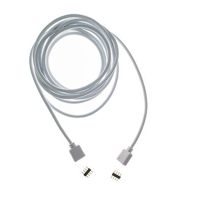1M 2.5M 5M 4Pin Extension Connector Cable Cord For RGB LED Strip Light 5050 3528 - Image 1 of 4
