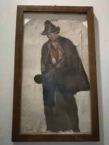1892 Dipinto raffigurante brigante Romagnolo, verosimilmente IL PASSATORE - Foto 1 di 14