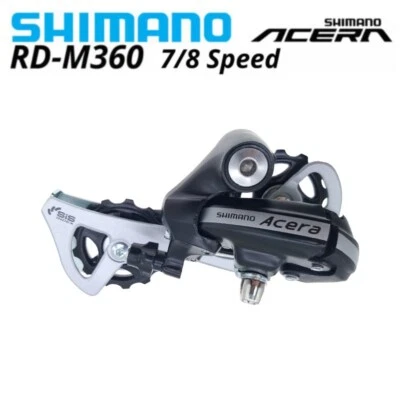 Shimano Acera RD-M360 7 8 Speed Rear Derailleur-Long Cage MTB Bicycle Sparts - Image 1 of 4