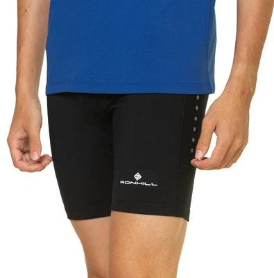 Ronhill Core Stretch Mens Short Tights Black Running Breathable Fitted Shorts - Image 1 of 4