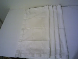 Servilletas de cena cuadradas de 20" de mezcla de algodón blanco roto $ Food Network - Imagen 1 de 4