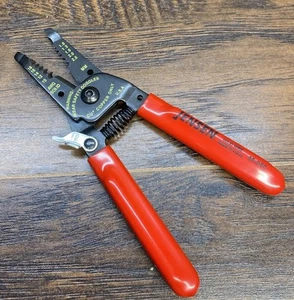 NOS Jensen Made In USA Tools Electric Wire Stripper 45-080 10-18 AWG - Red 6.25” - Picture 1 of 5