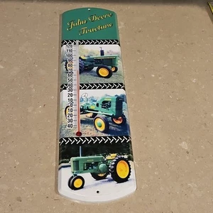 John Deere Tractors WALL THERMOMETER 20" x 5.5" LN - Picture 1 of 8
