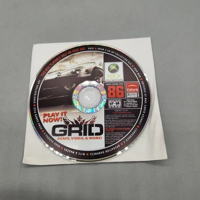 GRID Demo Video & More OXM Xbox 360 Game Disc 86 Official Xbox Magazine Playable - Image 1 of 4