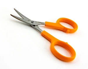 Fiskars Curved Blade Scissors No.4 Flush Cuts For Fabric - Picture 1 of 5